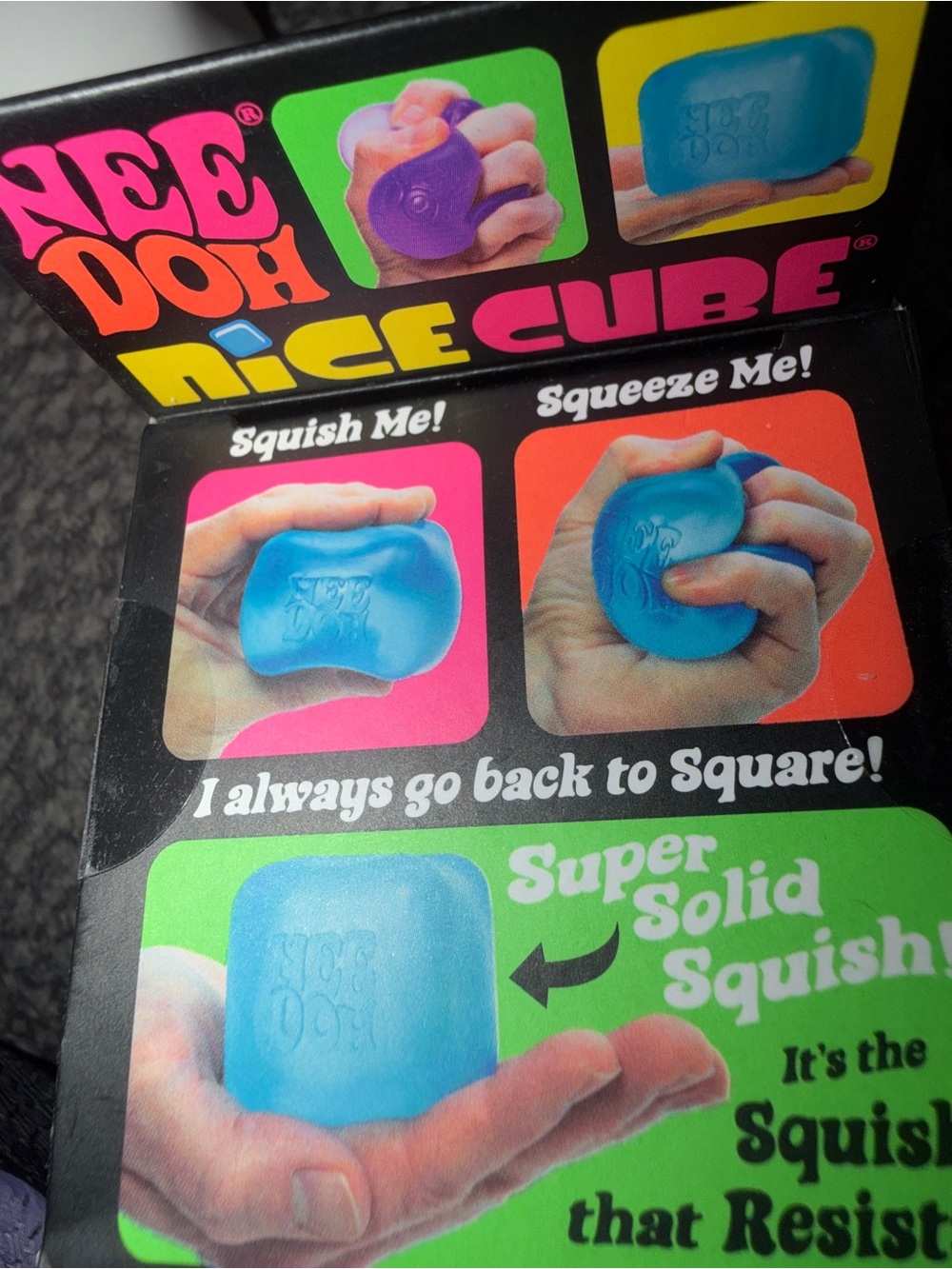 Nee Doh Nice Cube fidget toy - Picture 3 of 9